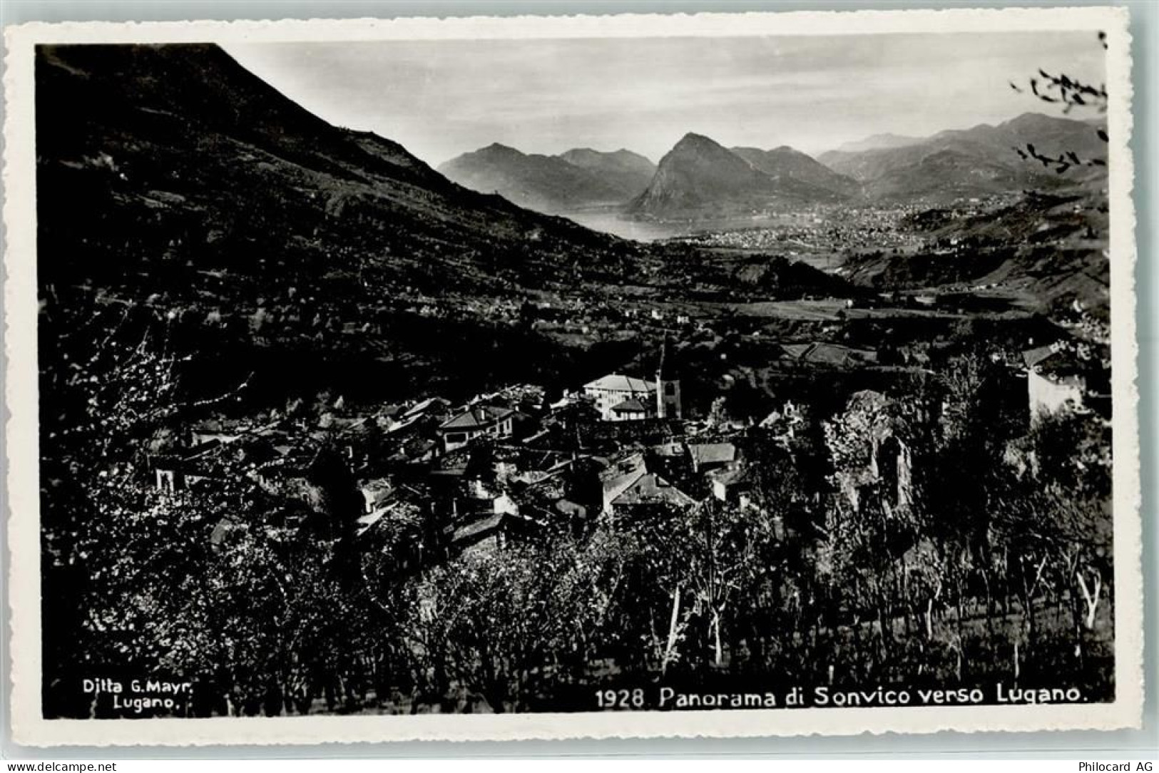 6968 Sonvico - Panorama di Sonvico verso Lugano Feldpost - 10218355