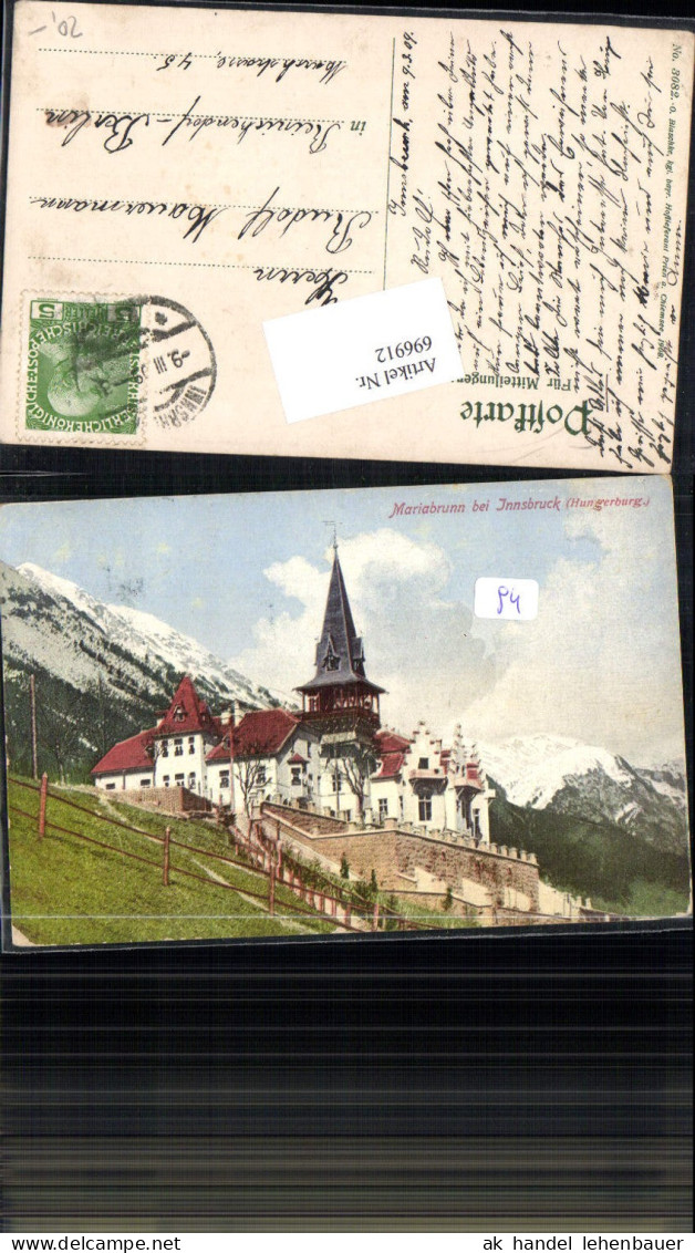 696912 Innsbruck Mariabrunn Hungerburg gel Reinickendorf Berlin