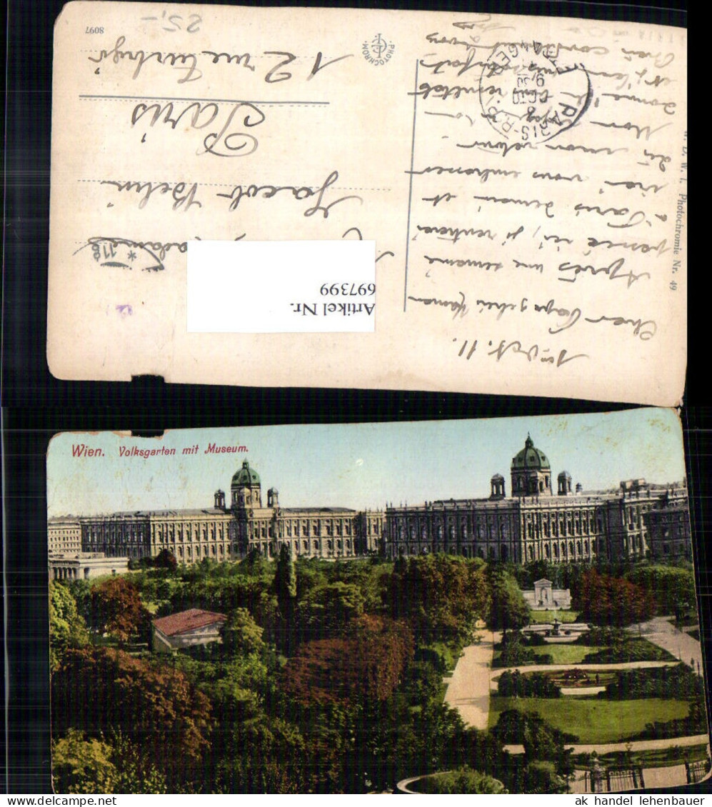 697399 Wien Volksgarten Museen