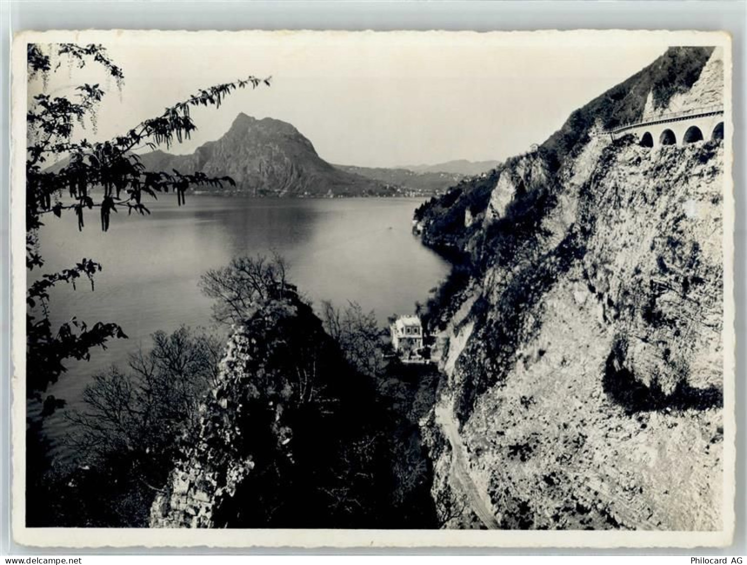 6978 Gandria - Neue Gandria Strasse mit Fussweg - 51797062