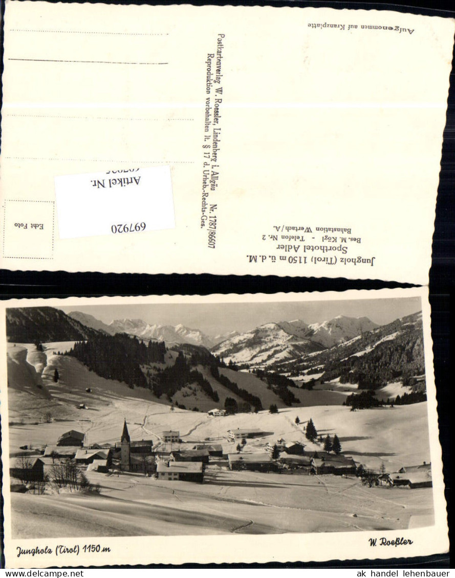 697920 Jungholz in Tirol