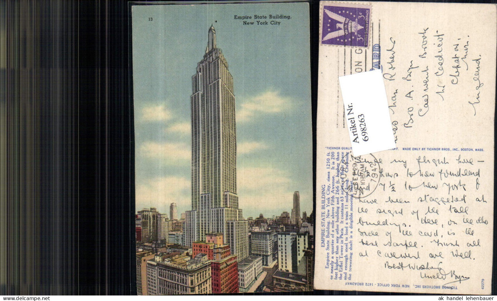 698263 New York City Empire State Building