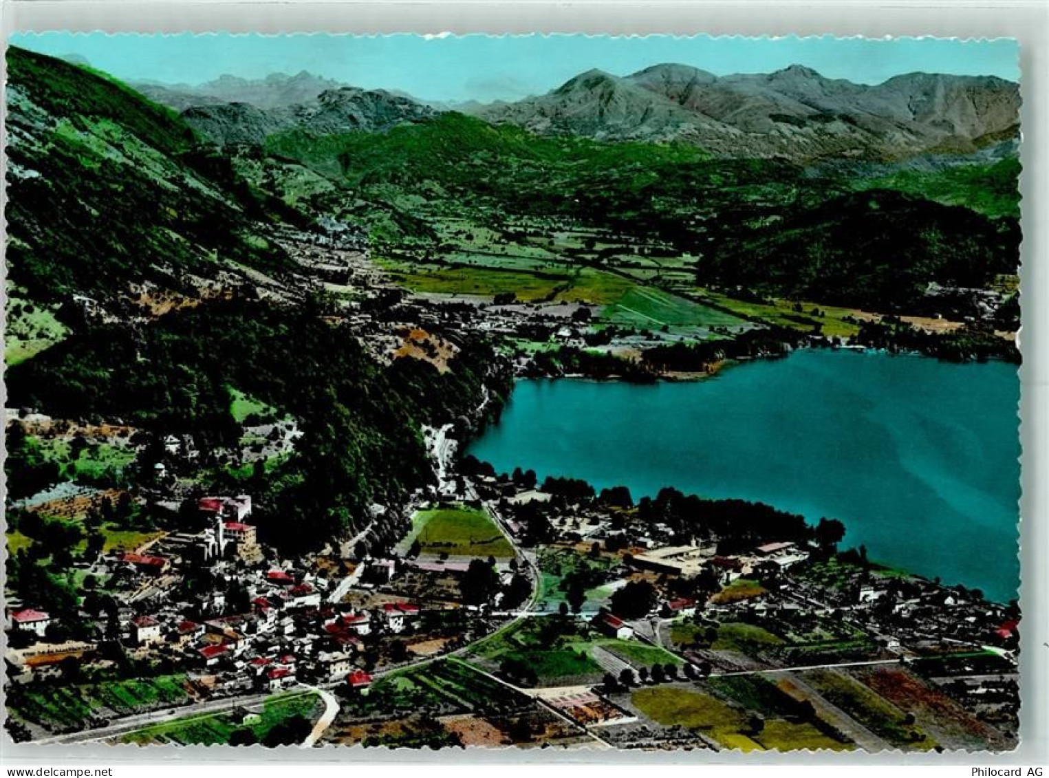 6983 Magliaso 1959 - Aerofoto di Magliaso e Piano di Agno Flugaufnahme... - 10281303