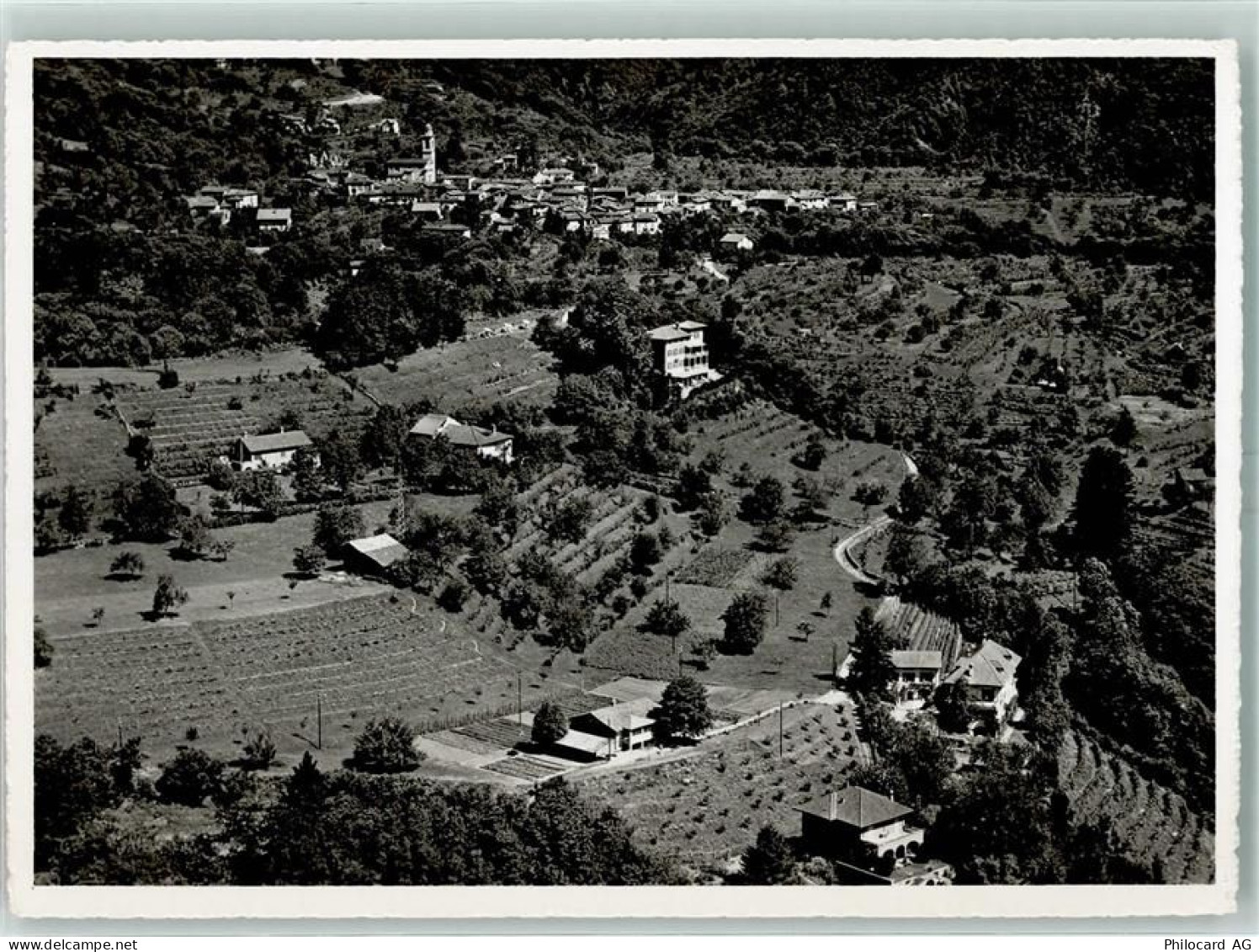 6984 Pura - Fliegeraufnahme Albergo Paladina - 10396643