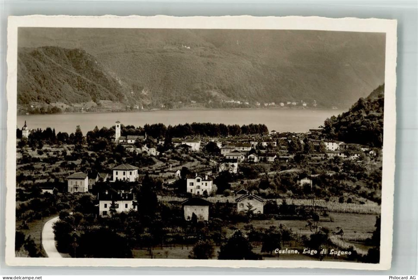 6987 Caslano 1934 Foto AK - 10749667