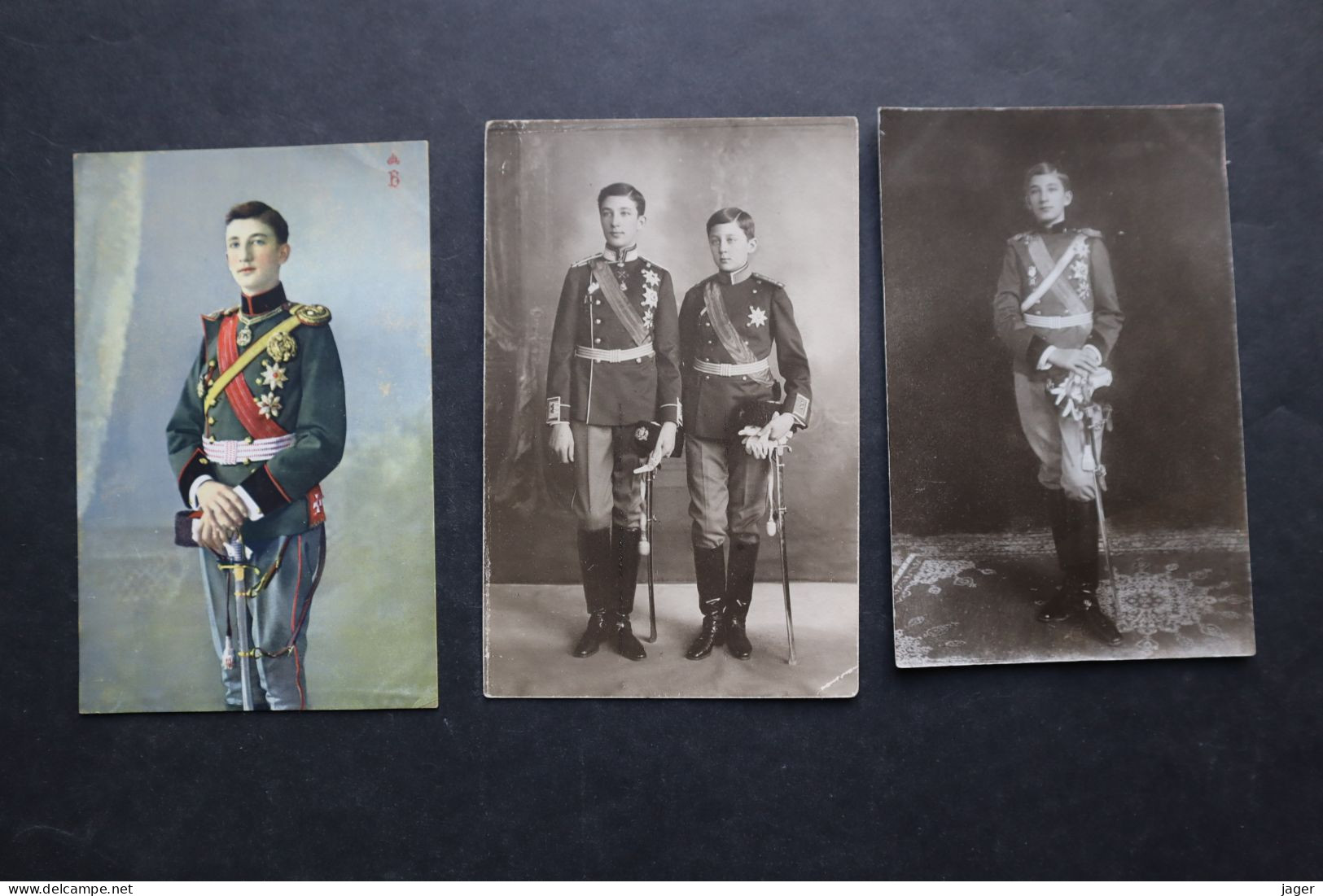 7 cartes  famille royale royaume BULGARIE  /42/