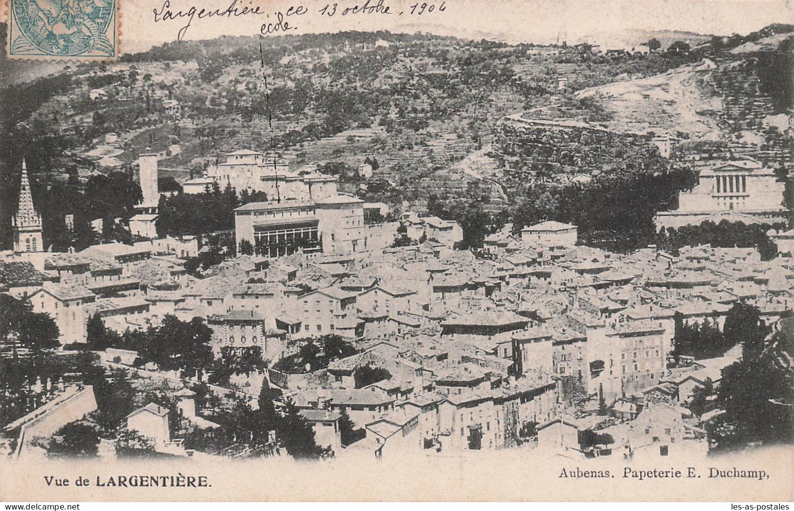 7 LARGENTIERE VUE DE LARGENTIERE