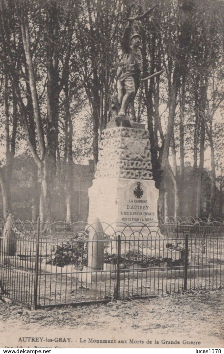 70 - AUTREY LES GRAY / LE MONUMENT AUX MORTS