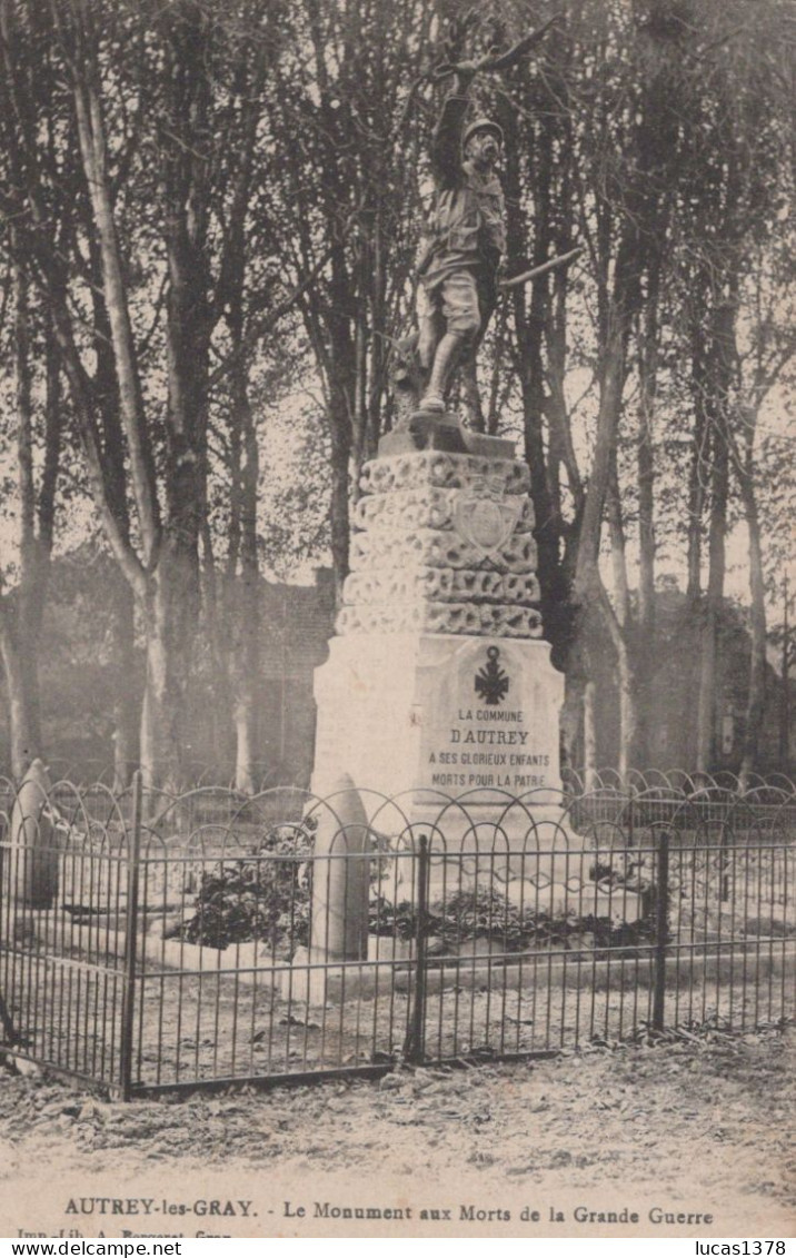 70 - AUTREY LES GRAY / LE MONUMENT AUX MORTS