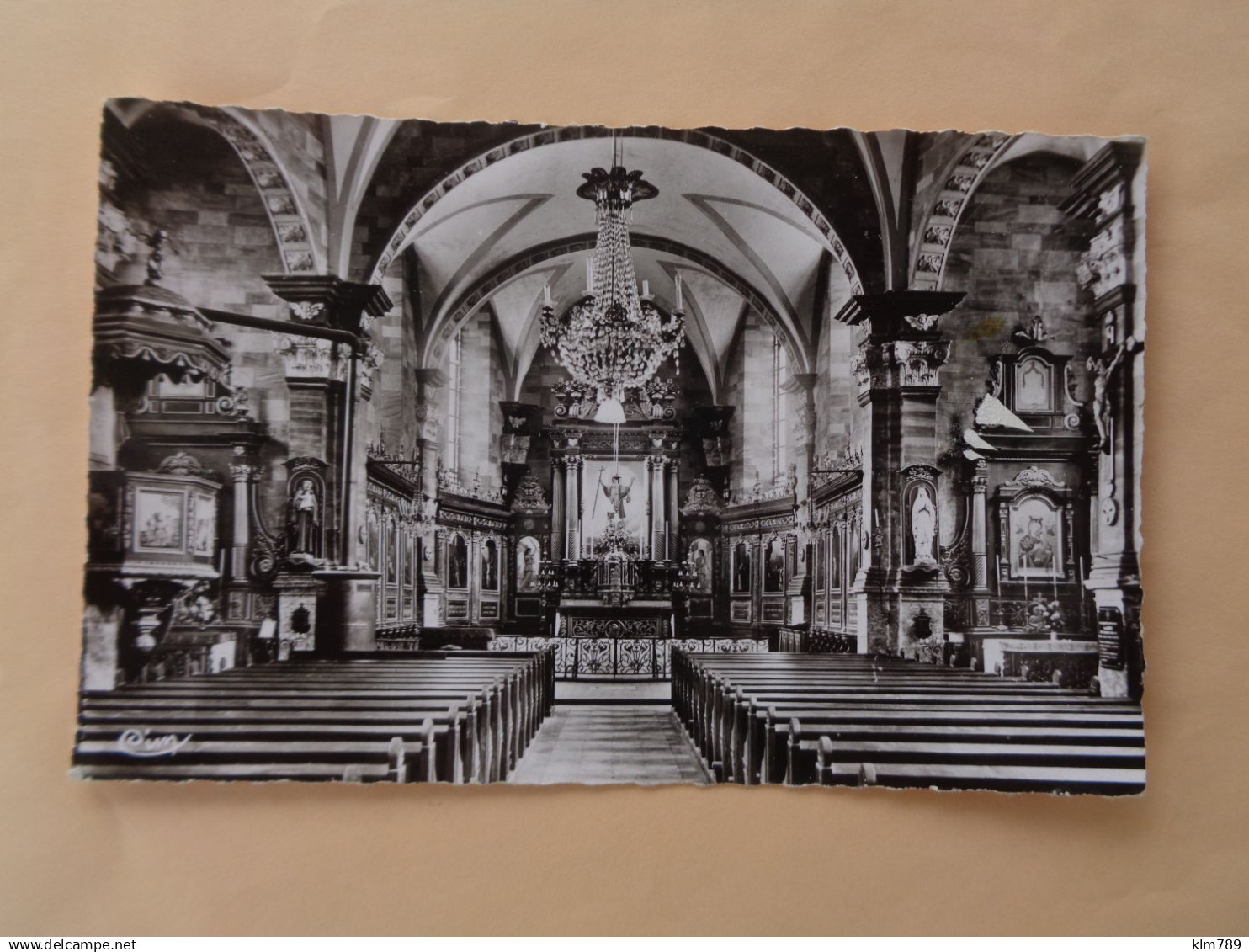 70 - Haute Saone - Amance - intérieur de l'église -