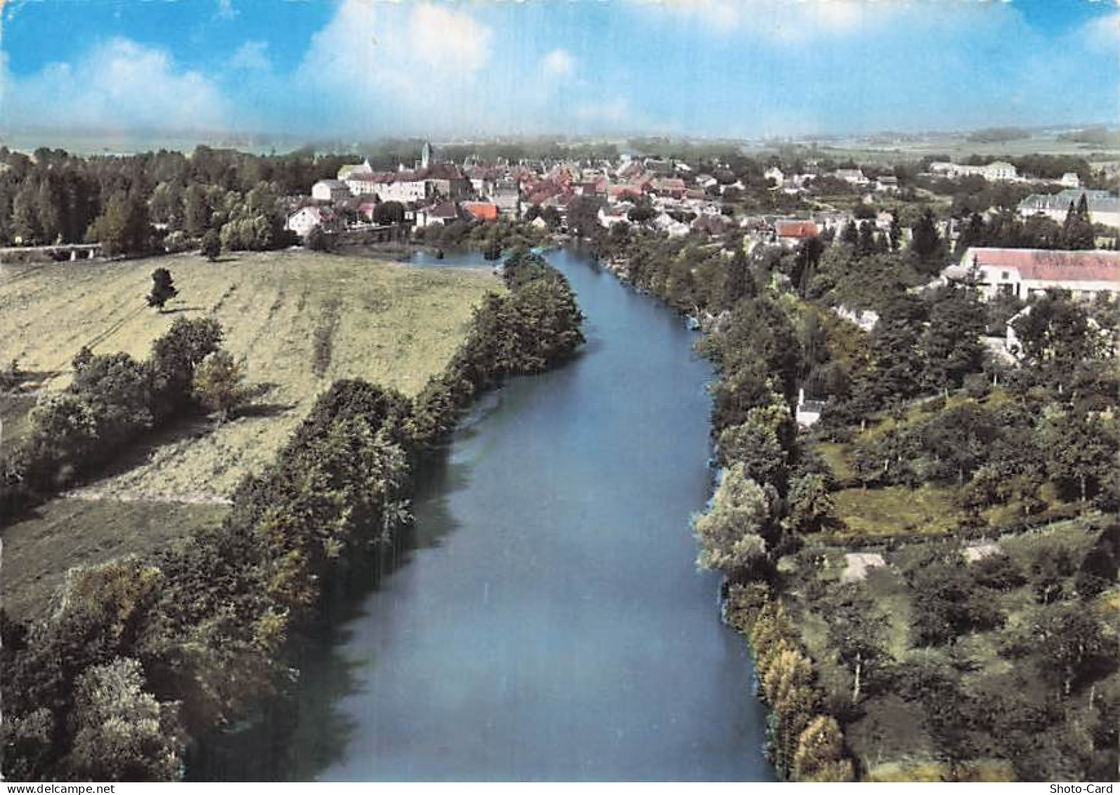 70 MARNAY EN AVION AU DESSUS DE MARNAY