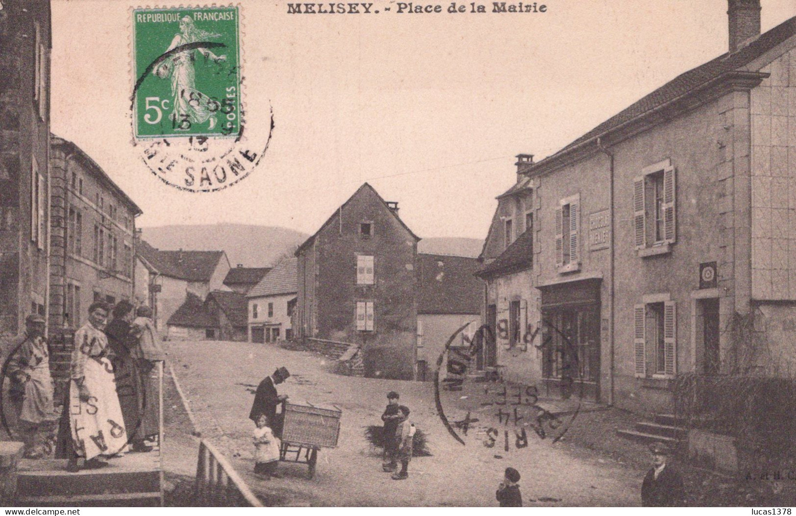 70 / MELISEY / PLACE DE LA MAIRIE / MAGNIFIQUE PLAN