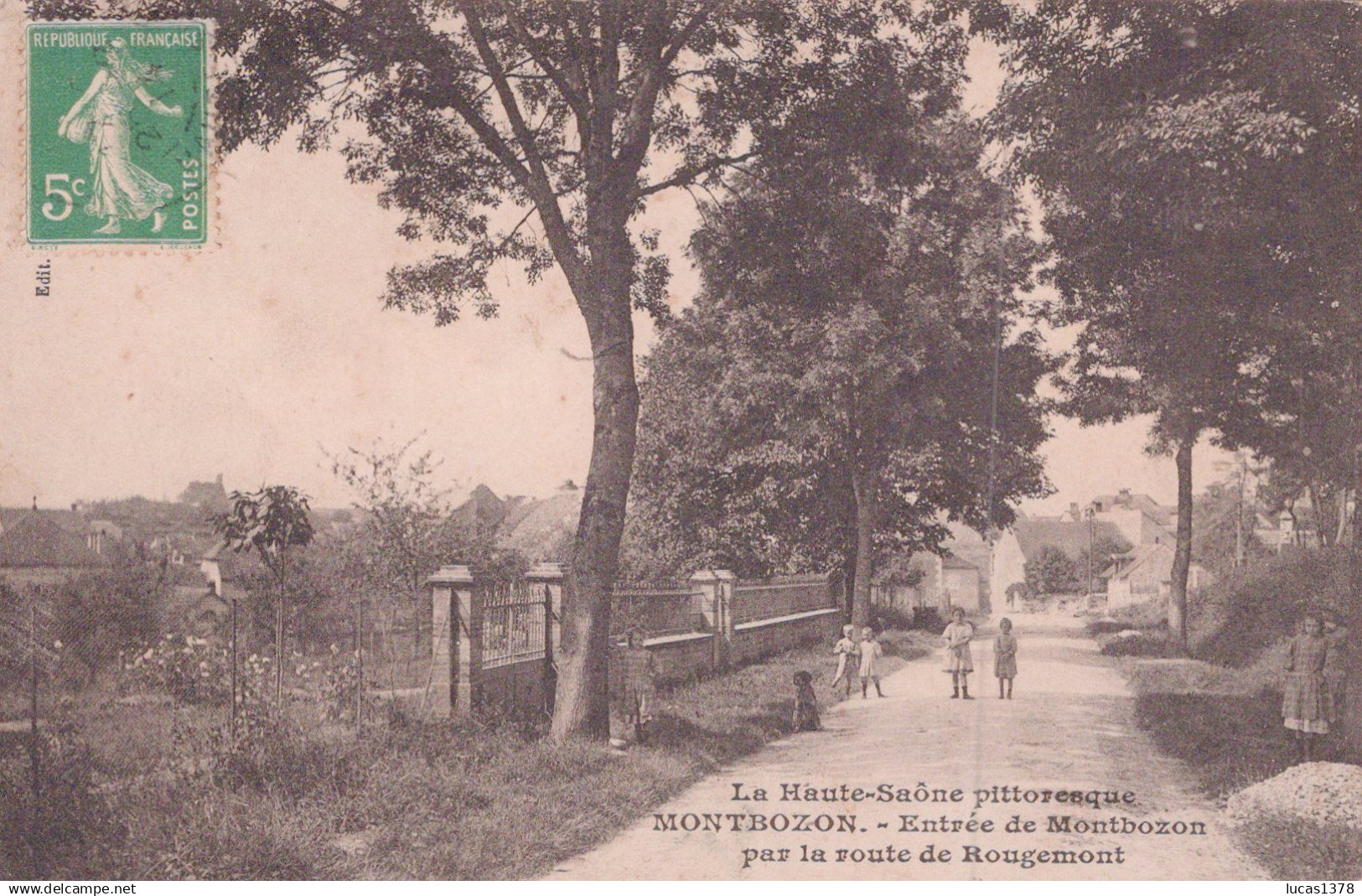 70 / MONTBOZON / ENTREE DE MONTBOZON PAR LA ROUTE DE ROUGEMONT