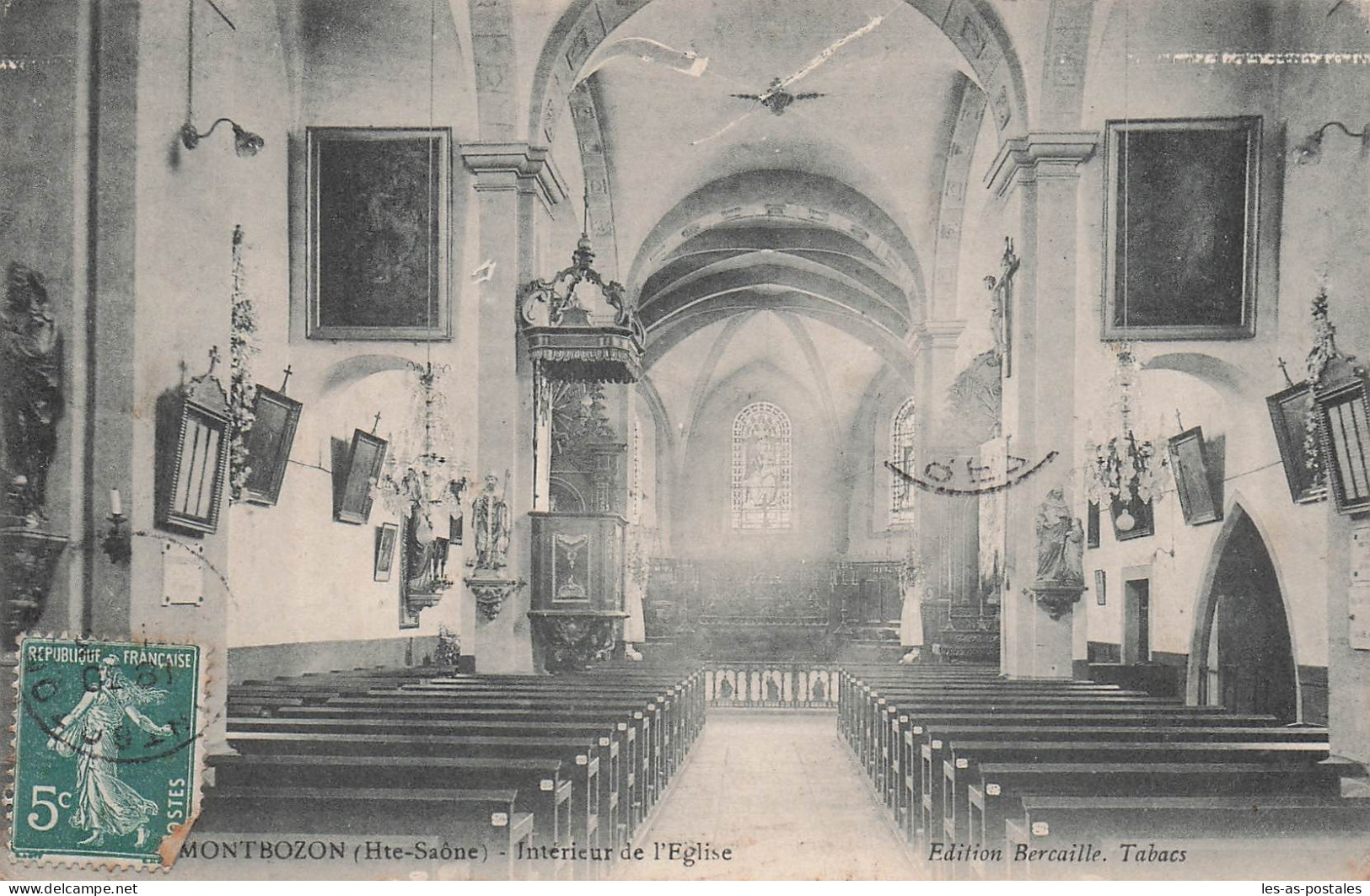 70 MONTBOZON INTERIEUR DE L EGLISE