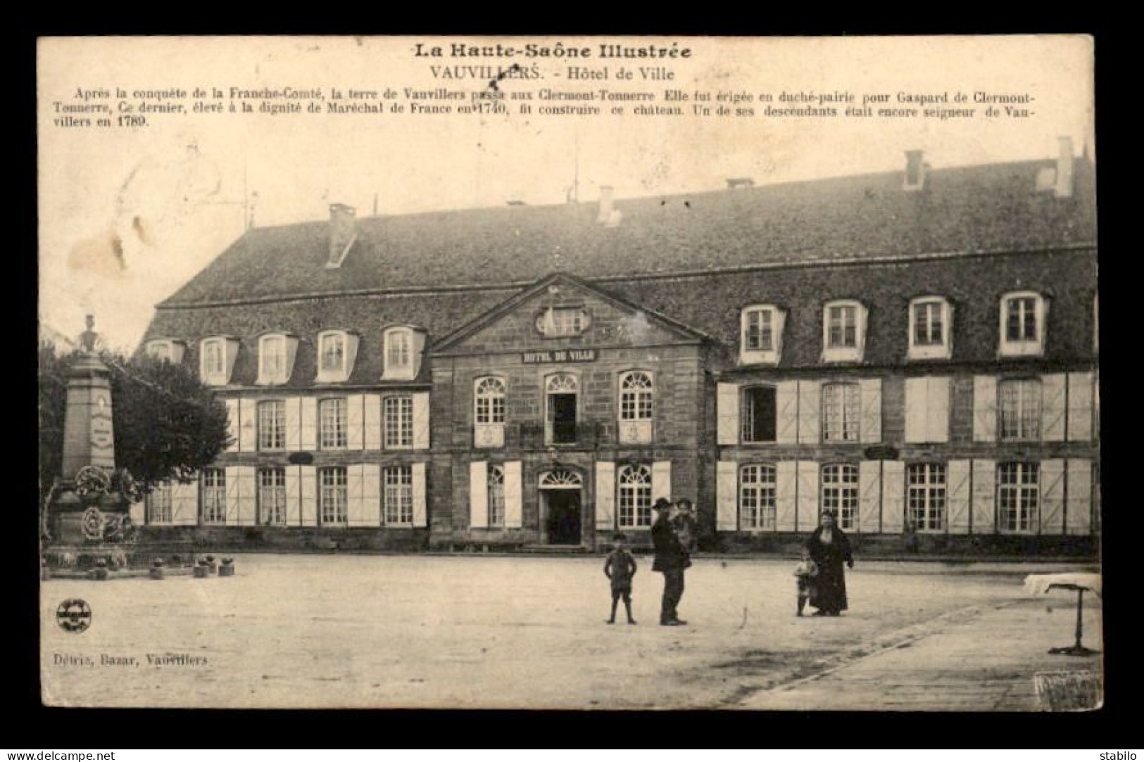 70 - VAUVILLERS - L'HOTEL DE VILLE