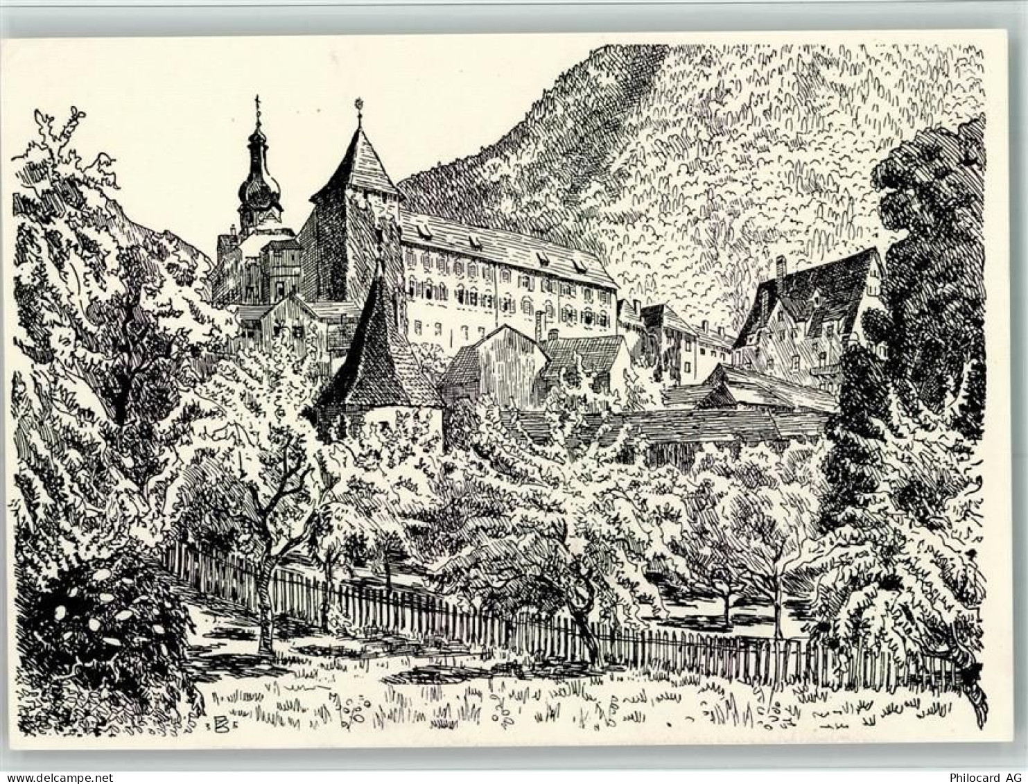 7000 Chur Coire - Der Hof in Chur Zeichnung - 13095570