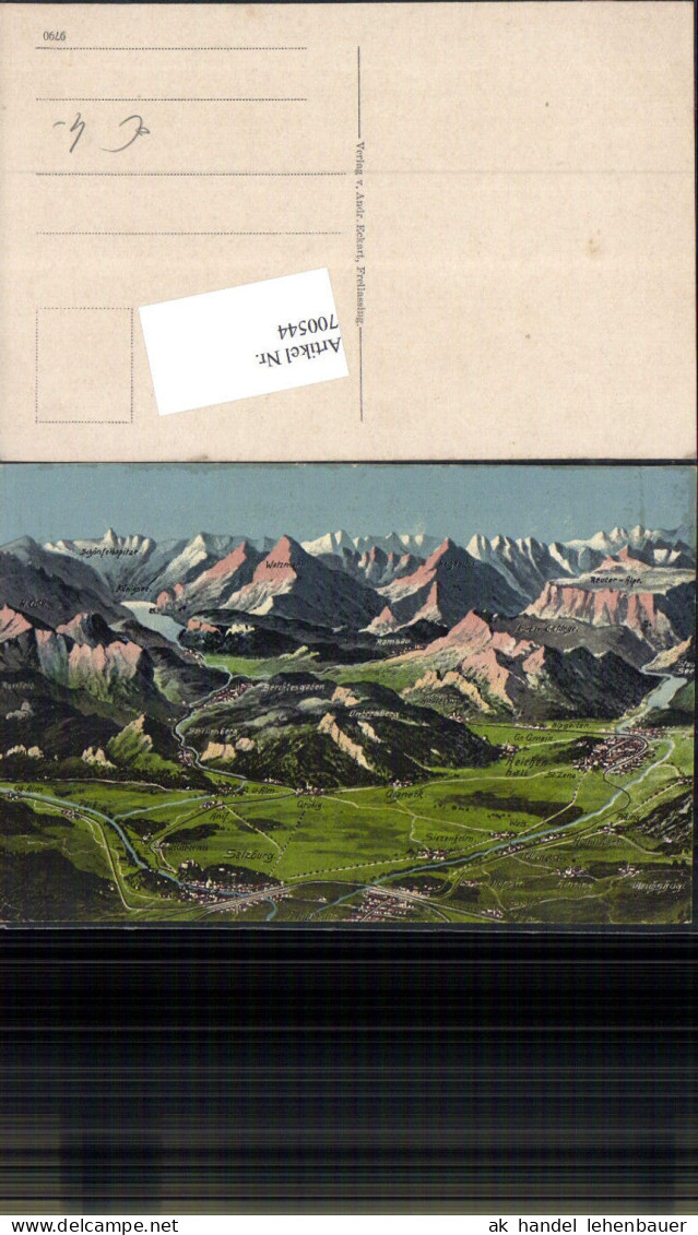 700544 Zell am See Vogelschau Grödig Ainring Anif Wals