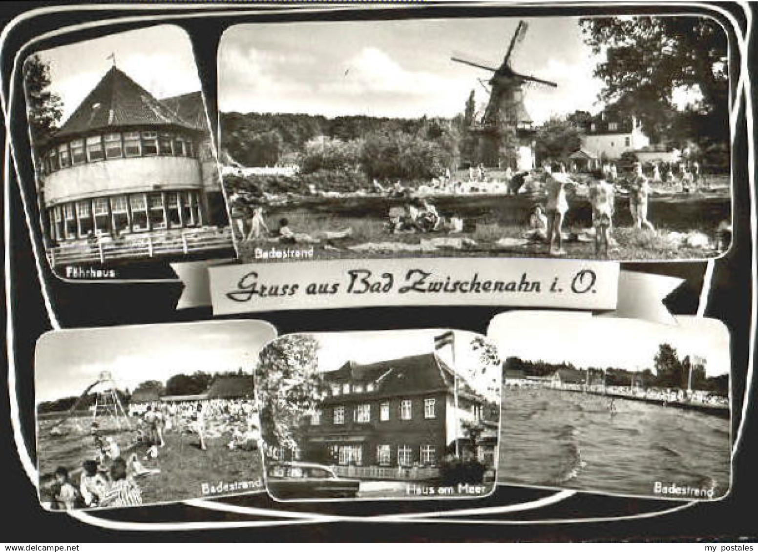 70096922 Bad Zwischenahn Bad Zwischenahn Strand Faehrhaus Windmuehle x 1965