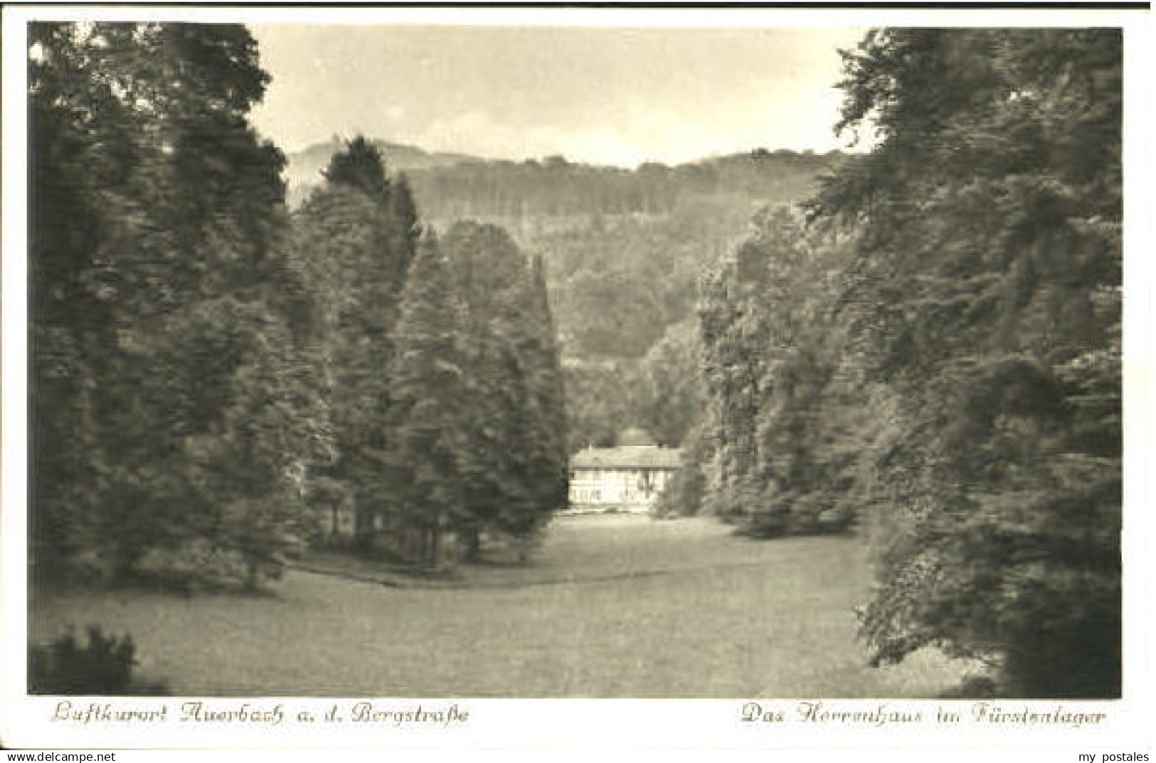 70112680 Auerbach Auerbach Herrenhaus ungelaufen ca. 1920