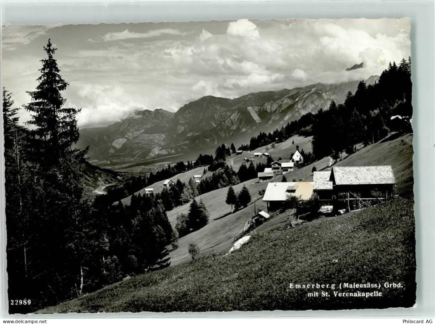 7013 Domat/Ems Gebrauchsspuren St Verenakapelle Emserberg - 10598045