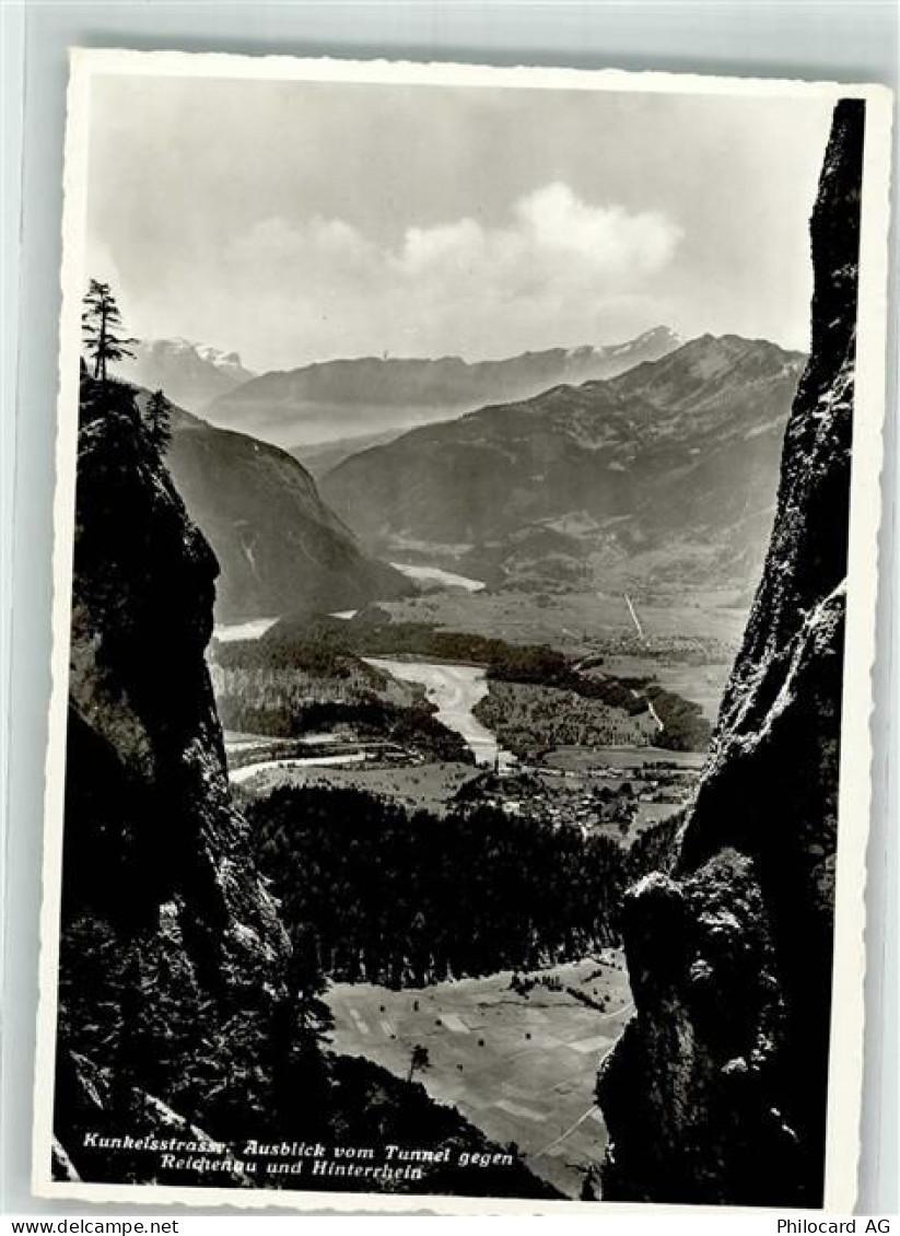 7013 Reichenau Domat/Ems Foto AK Kunkesstrasse - 39697129