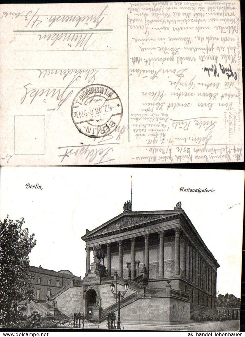 701360 Berlin Nationalgalerie Feldpost Wilmersdorf