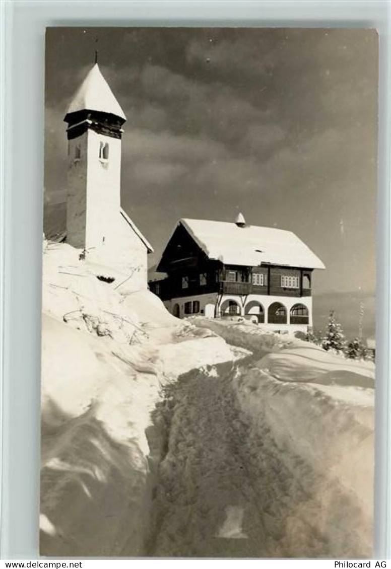 7017 Flims Dorf - Flims-Fidaz Kirchlein und Kurhaus Winter - 11059076