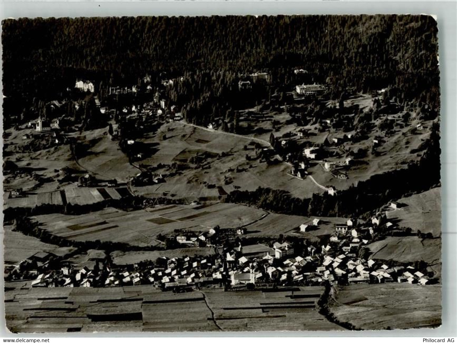 7018 Flims Waldhaus 1950 Foto AK Flims - 38023435