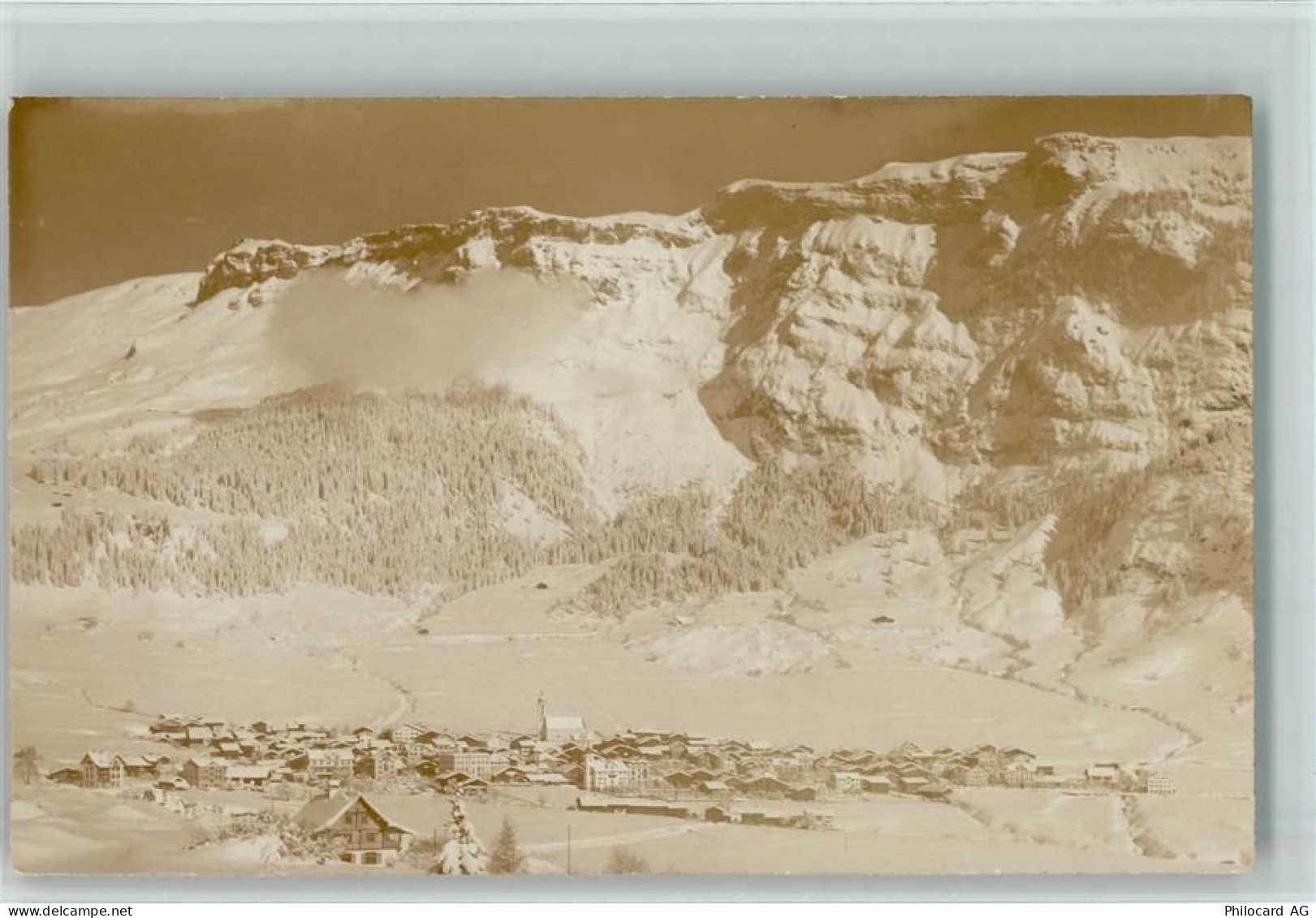 7018 Flims Waldhaus - Blick auf Flims Gesamtansicht Winteraufnahme - 10156294