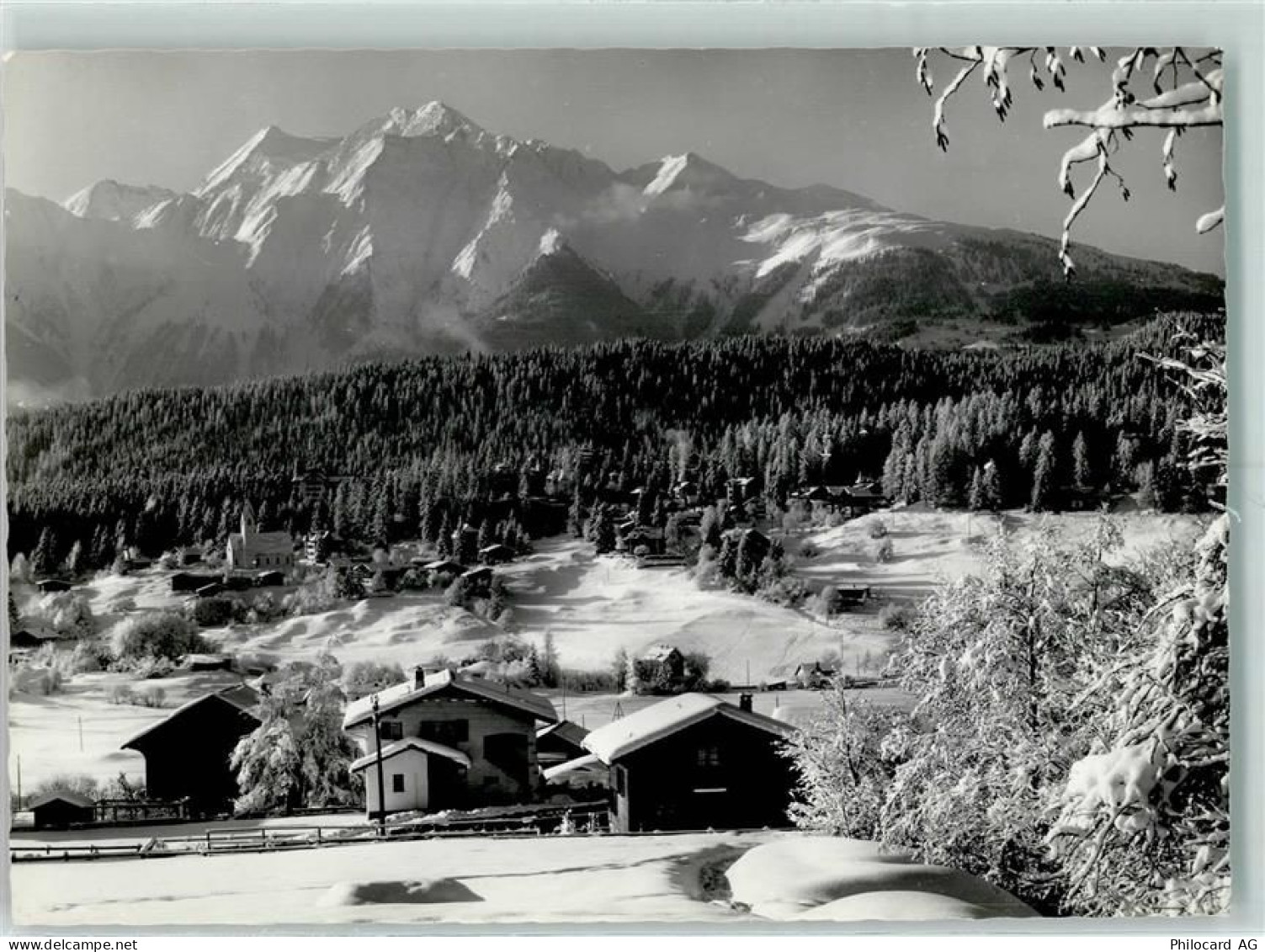 7018 Flims Waldhaus - Flims-Waldhaus mit Piz Riein Winter - 10282726