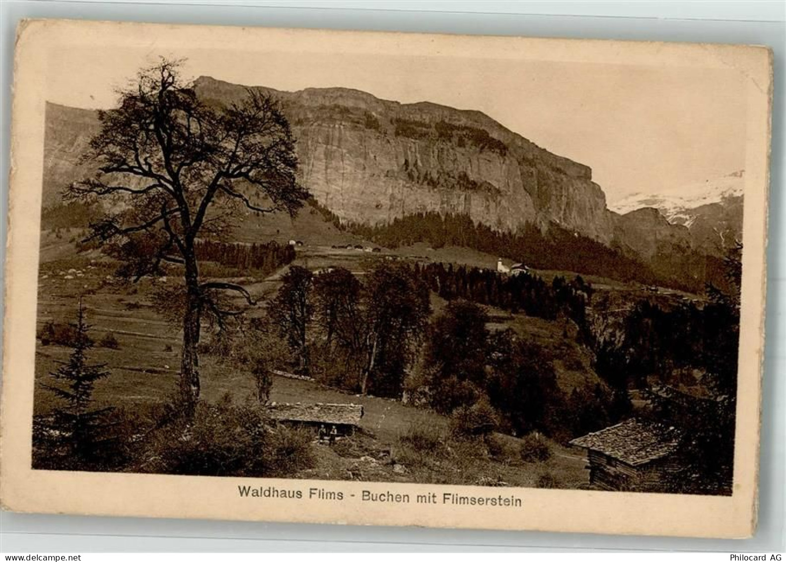 7018 Flims Waldhaus Foto AK Waldhaus Flims Filmserstein - 38186084