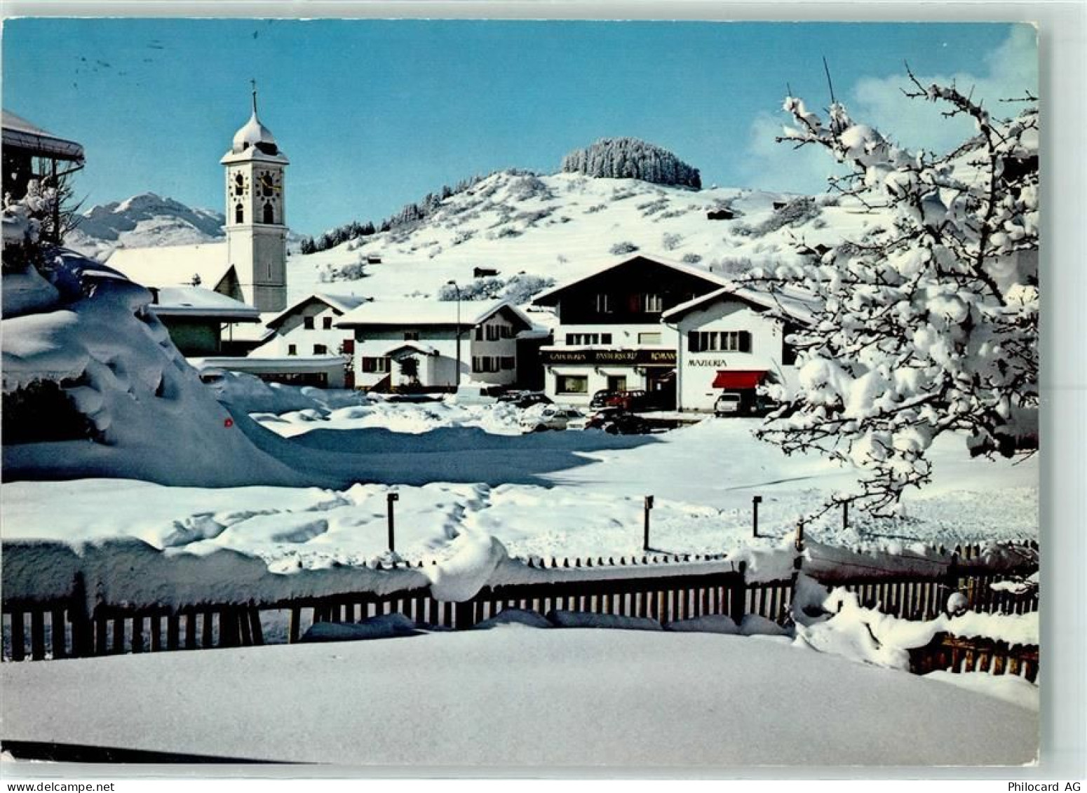 7031 Laax GR 1973 - Dorfpartie Winter - 10281579
