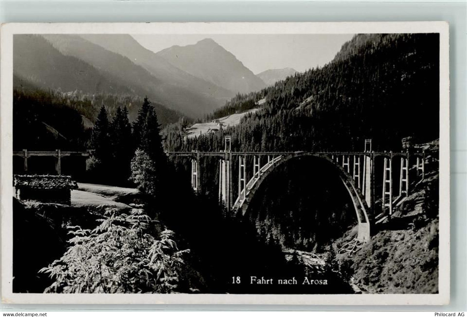 7050 Arosa - Fahrt nach Arosa Brücke - 10395880