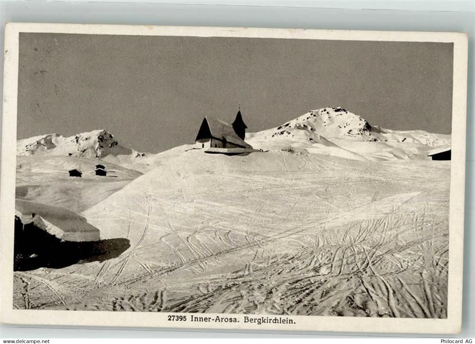 7050 Arosa Winter Kirche Inner-Arosa - 38067255