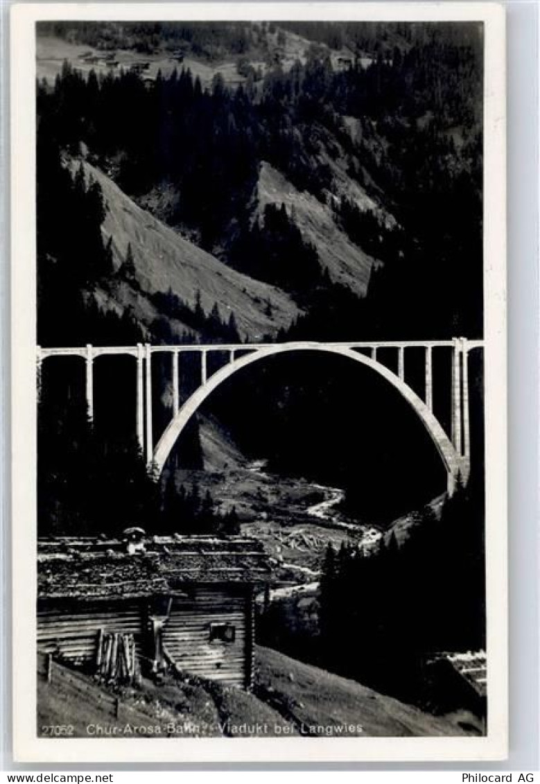 7057 Langwies 1929 - Viadukt - 51422340