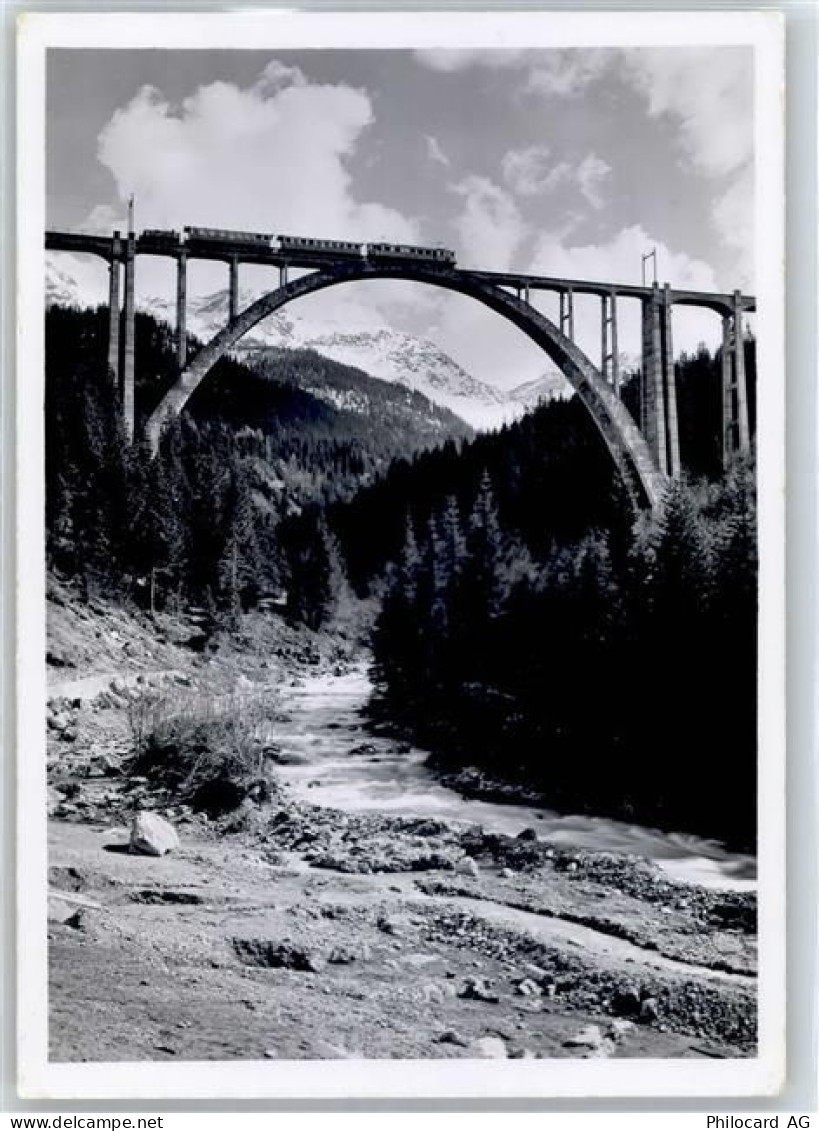 7057 Langwies 1950 - Eisenbahn Viadukt - 51422338