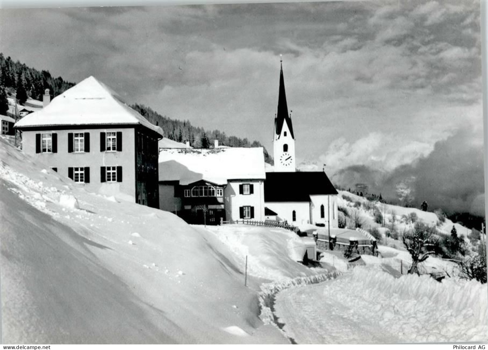 7074 Malix - Kirche, Pfarrhaus, Schulhaus - 50746444