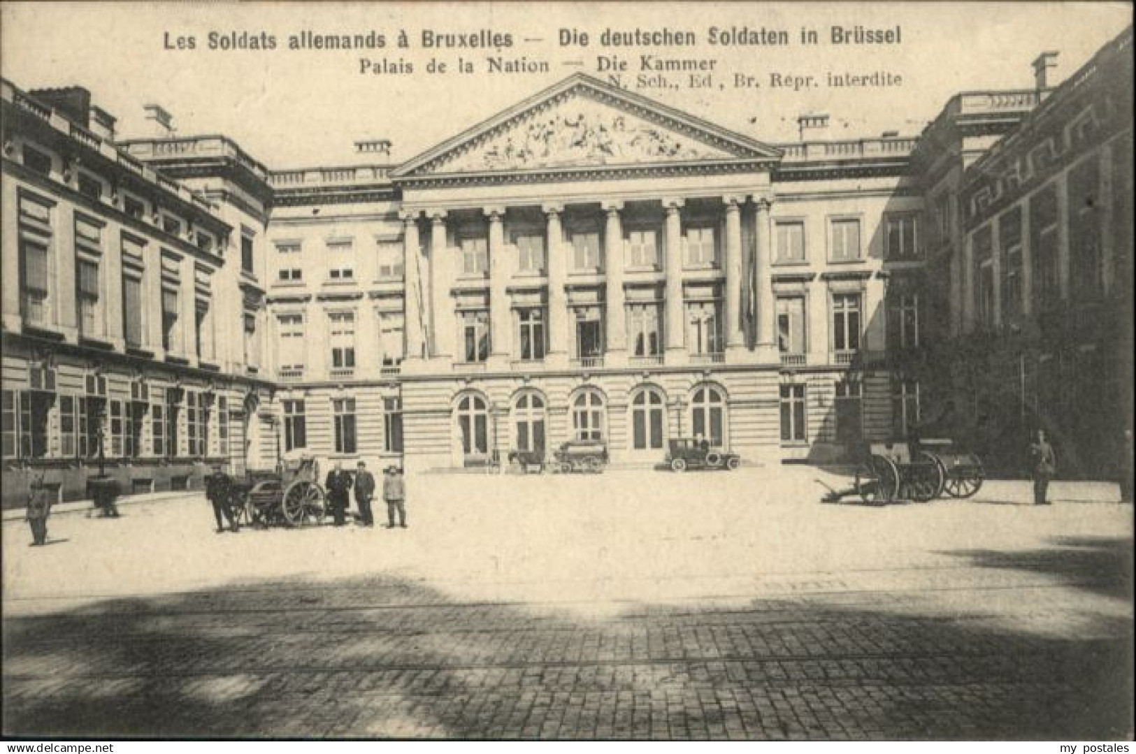 70749217 Bruxelles Bruessel Bruessel Palais Nation Kammer Soldaten *