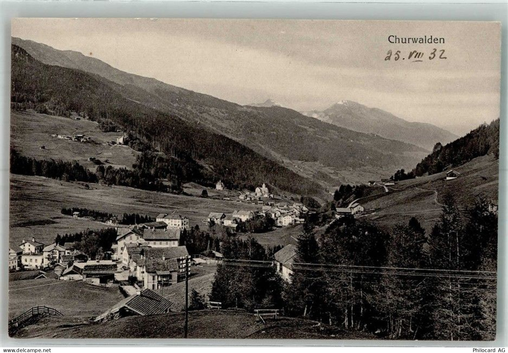 7075 Churwalden 1932 Foto AK - 38211573