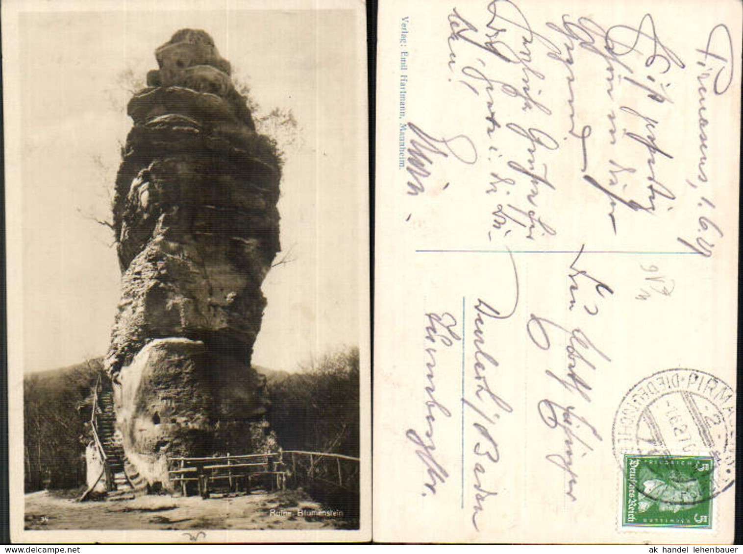 708284 Pirmasens Schönau Pfalz Ruine Blumenstein