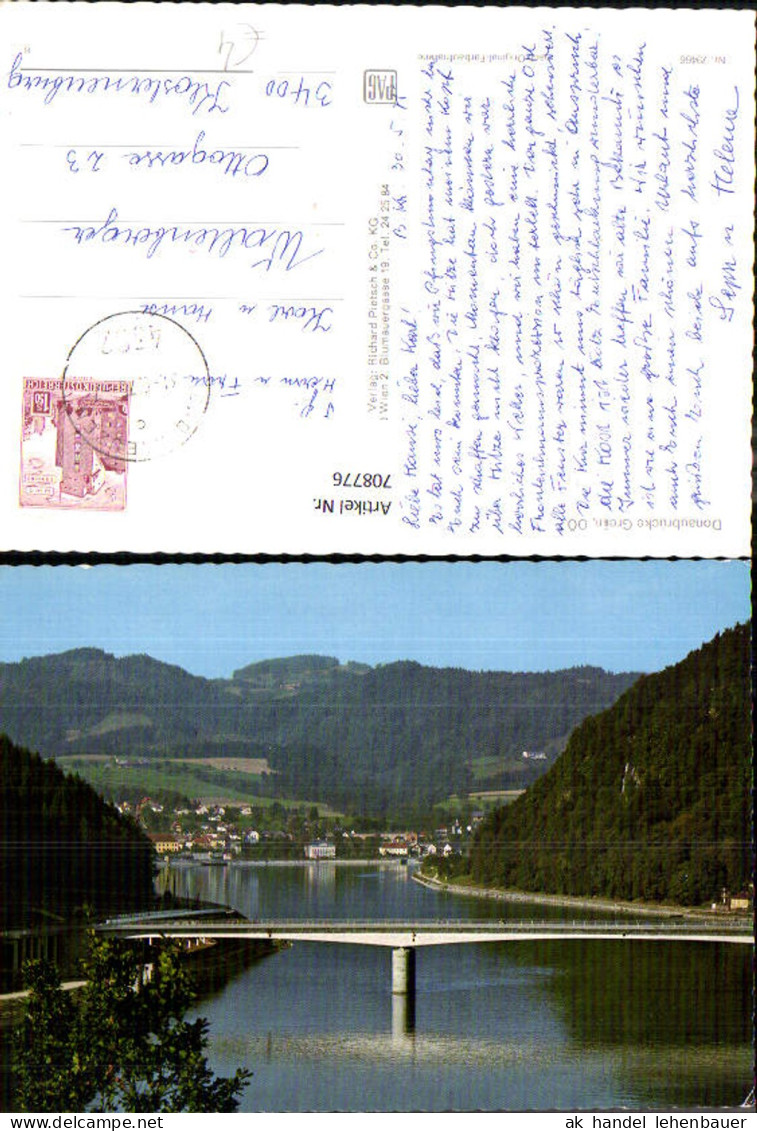 708776 Grein a. d. Donau Donaubrücke Grein Brücke