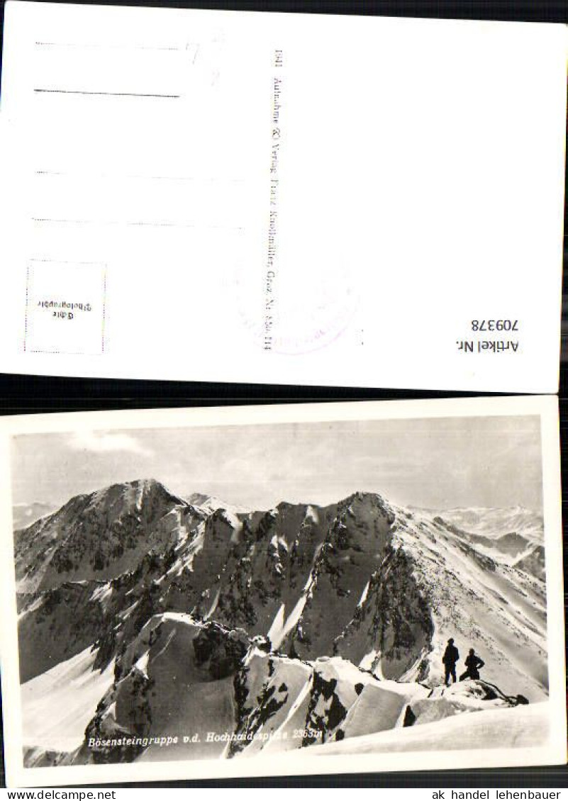 709378 Foto AK Rottenmann Trieben Bösensteingruppe v. d. Hochhaidespitze Bergsteigen