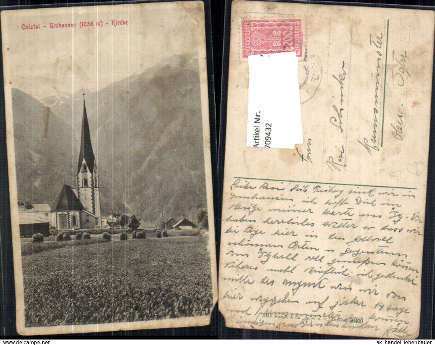 709432 Ötztal Umhausen Kirche