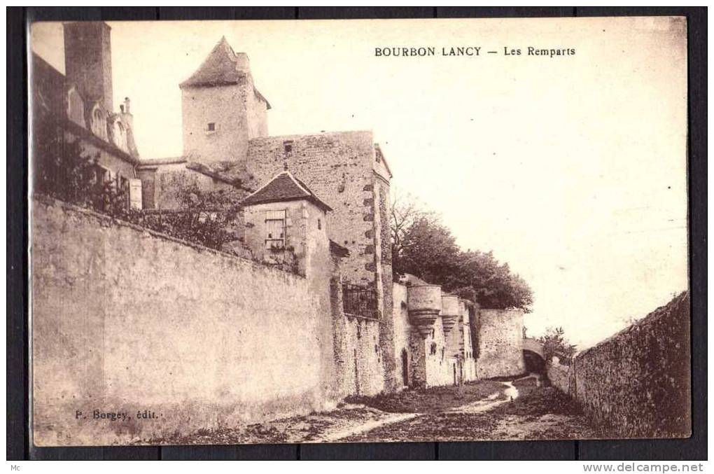 71 -  Bourbon-Lancy - Les Remparts