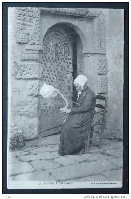 71 Charolles metier fileuse    D71D  K71106K  C71106C RH017956