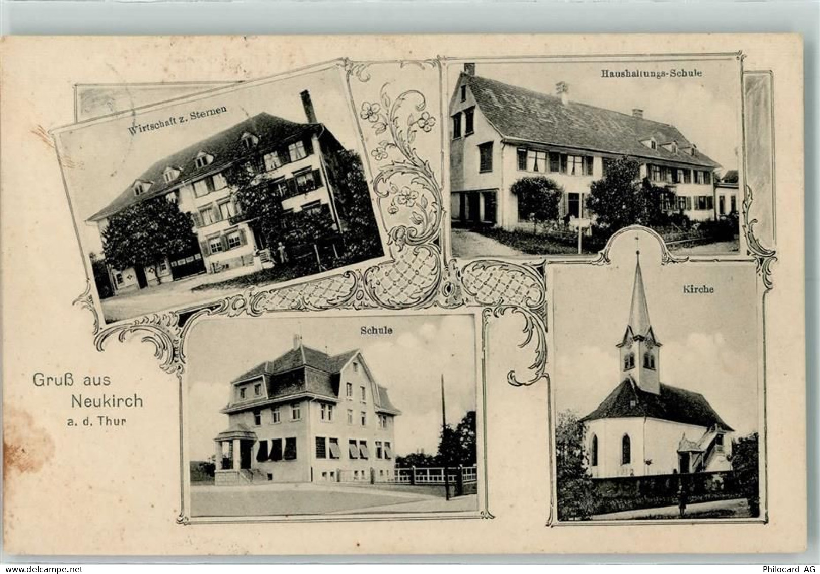 7107 Neukirch Safien 1911 - Wirtschaft zum Sternen Haushaltungs-Schule S... - 13414423