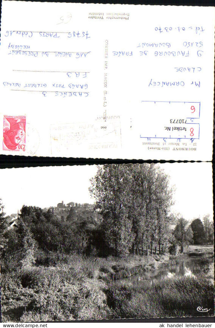 710773 France Foto AK Bourmont Haute Marne La Meuse et Bourmont