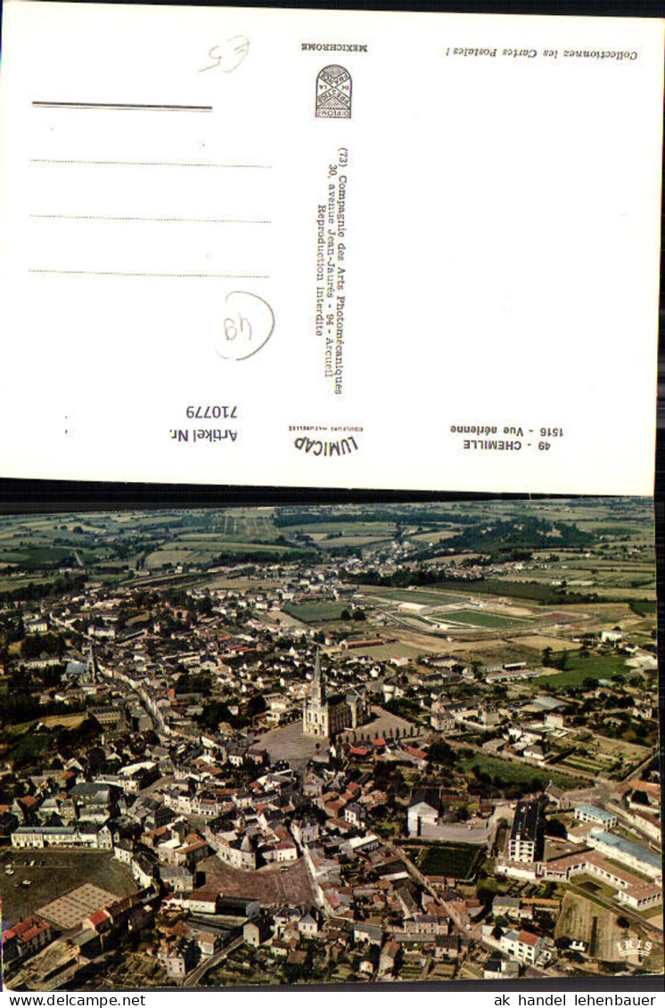 710779 France Luftbild Vue aerienne Chemille