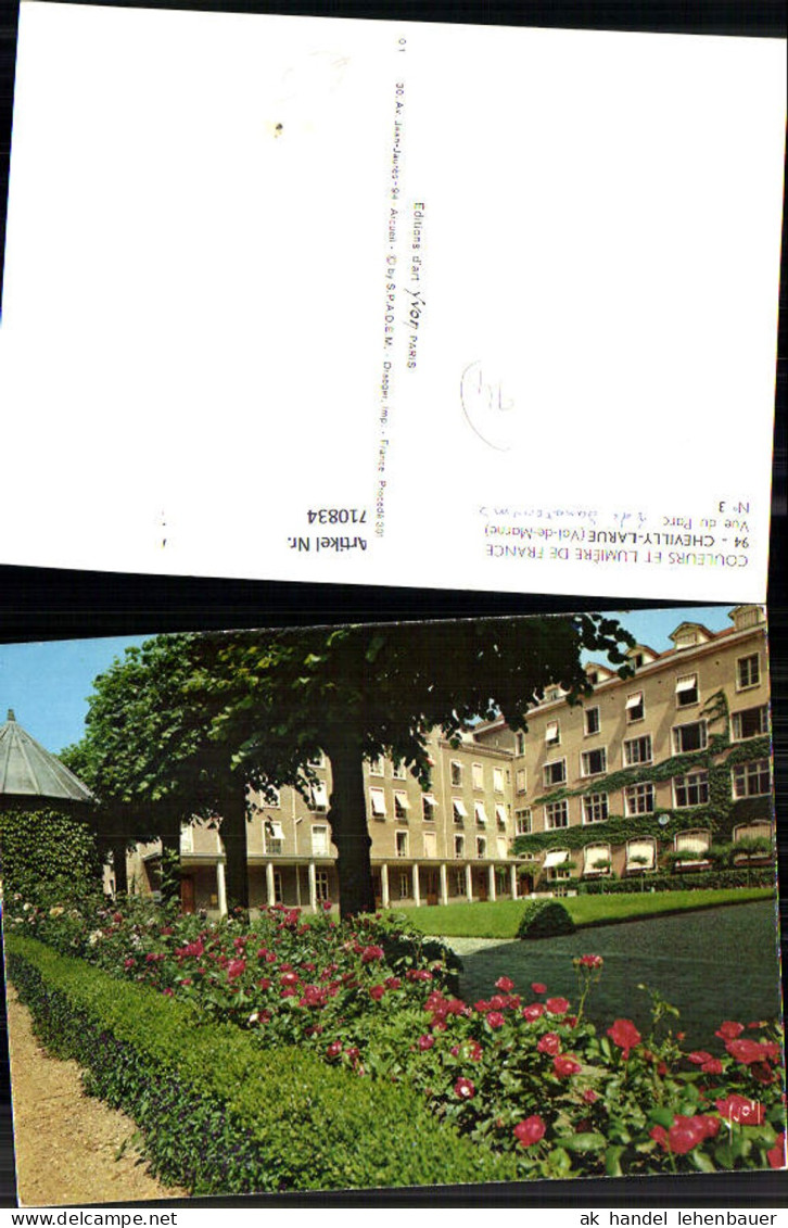 710834 France Chevilly-Larue Val-de-Marne Vue du Parc