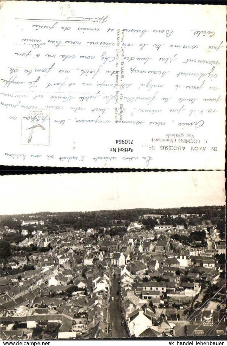 710964 France Fliegeraufnahme Locmine Morbihan Vue generale